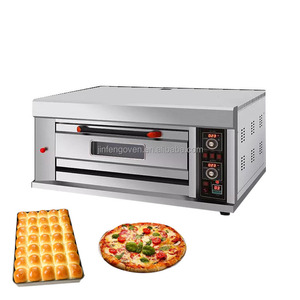 Horno de pan de gas comercial con 3 cubiertas y 6 bandejas Equipo de horneado eléctrico para uso en panadería - Product Image 2