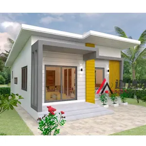 Light steel structure prefab villa Modern House low cost villa