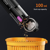 Alat Pembersih Mobil Portabel Daya Hisap Tinggi Nirkabel Mini Vacuum Cleaner Genggam untuk Rumah dan Mobil