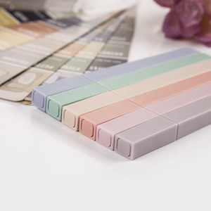Rotulador Resaltador Cuadrado de Color Pastel con Punta de Cincel Suave, Secado Rápido, Fácil de Sostener para Diario, Planificador Bíblico - Product Image 6