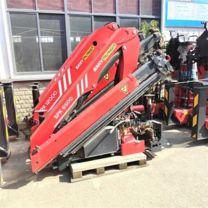 Grue de chantier montée sur camion Spk60002, capacité de levage de 20,6 tonnes, grue à flèche articulée pliable avec une hauteur de levage de 18 m - Product Image 6
