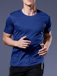 Haut de course de gymnastique respirant et léger pour hommes de la série PRO-Chemise athlétique transfrontalière de qualité supérieure pour les entraînements d'été - Product Image 1
