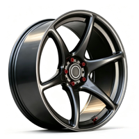 Jantes forgées de 18, 19 et 20 pouces pour Ford Mustang S550 S650, Chevy Camaro Alpha, Dodge Challenger 5x114.3 5x120 5x115, gris foncé