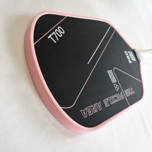 <span class=keywords><strong>Raquette</strong></span> de <span class=keywords><strong>pickleball</strong></span> à tête ronde en matériau T700, conception personnalisée OEM/ODM - Product Image 2