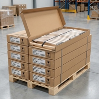 Cadre de lit en bois de pin et peuplier personnalisé de haute qualité - Lattes en bois lamellé-collé durables, écologiques et faciles à installer, marque YX