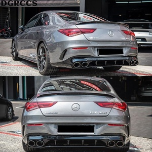 For W118 C118 C63 Style Carbon Fiber Rear Spoiler Trunk Wing 2019-2023 Carbon Fiber - Product Image 6