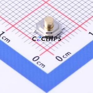 TSC005A3026A Tactile <b>Switch</b> SMD-4P,5.2x5.2mm <b>Switch</b> Round Button 2.6N Vertical Mount 5.2mm - Product Image 1