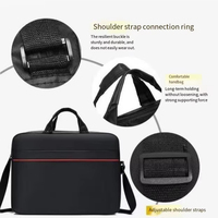 Vente en gros d'usine de sacoche pour ordinateur portable professionnel Sac à bandoulière léger avec logo imprimé personnalisé Sacoche protectrice pour ordinateur portable avec sangle