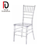 Chaise Chiavari Transparente en Cristal, Plastique Acrylique, pour Mariage, Événement, Hôtel et Banquet
