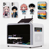 Imprimante à jet d'encre UV de bureau de qualité professionnelle pour coques de téléphone, puzzles, conception personnalisée, imprimante à jet d'encre numérique UV pour étiquettes