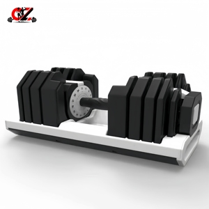 CZFIT Hot Sale High Quality Adjustable Hex Rubber Coated Dumbbell Barbell Home <b>Strength</b> <b>Training</b> Fitness Equipment Set Unisex . - Product Image 1