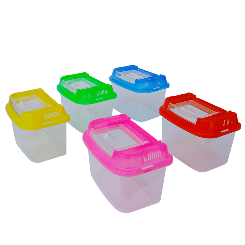 Draagbare insectenbox, insectensensor, ademend, voor buiten en observatiekooi, natuuronderzoek, speelgoed, Critter kooi voor kinderen, groen oranje