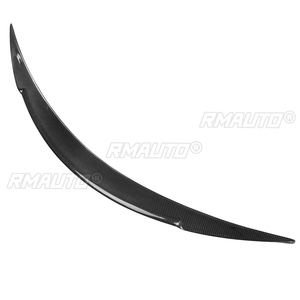 Alerón Trasero de Fibra de Carbono Real para Automóvil, Extensión de Alerón Trasero Grande para Tesla Model S Sedan 2012-2017, Decoración de Alerón Trasero - Product Image 2