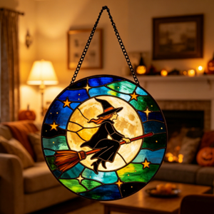 Nouvelles Innovations : Ornements Fantômes en Vitre Teintée pour Halloween - Attrape-Soleil en Acrylique, Décoration Gothique Mignonne pour Fenêtre d'Automne - Product Image 5
