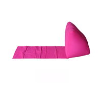 Coussin gonflable triangulaire multicolore personnalisable en PVC, imperméable, portable, pour voyage, plage, pique-nique, matelas