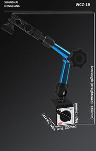 Hengliang ที่ตั้งมาตรวัดแม่เหล็กสแตนเลสแบบ WCZ-1B, เครื่องวัดเส้นผ่าศูนย์กลางแบบเวอร์<span class=keywords><strong>เนีย</strong></span>ขนาดใหญ่อเนกประสงค์ขาตั้งแม่เหล็กที่แข็งแรงสำหรับ - Product Image 5