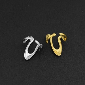 Nouveauté 2026 : Bague géométrique irrégulière au design simple et original, en acier inoxydable, réglable, unisexe, luxe léger, bijoux en gros - Product Image 4