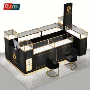 Quiosco de perfume de alta calidad, fábrica, Mostrador de exhibición de Perfume de vidrio de lujo para centro comercial, quiosco de Perfume - Product Image 3