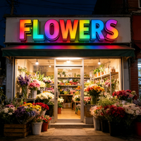 Letrero de Canal Luminoso LED RGB 3D Personalizado, Logotipo Iluminado Programable a Todo Color, Resistente al Agua IP65 para Exteriores, Empresas, Centros Comerciales