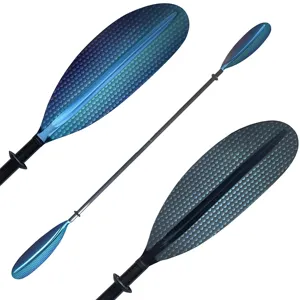 Accessoires de kayak pagaies légères pagaie de kayak en fibre de carbone avec 2 pièces