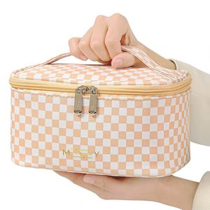 Free Sample Travel <b>Makeup</b> Bag With 5 Removable <b>Cases</b> Large Cosmetic <b>Case</b> Make up Organizer With Strap and Multiple Storage - Product Image 6