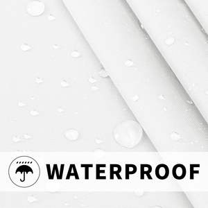<span class=keywords><strong>Cortinas</strong></span> de Patio <span class=keywords><strong>para</strong></span> exteriores, 54W X 84L pulgadas, lengüeta desmontable blanca, cortina inferior superior, cabaña resistente a la intemperie a prueba de viento <span class=keywords><strong>para</strong></span> <span class=keywords><strong>porche</strong></span> - Product Image 4