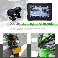 Pantalla HD para motocicleta GPS con Carplay inalámbrico y Android IP67 resistente al agua para navegación y GPS