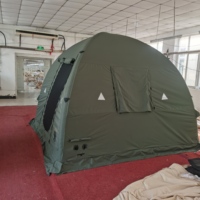 Toile de coton gonflable à l'air, tente de randonnée de camping imperméable au qatar/au qatar/aux émirats arabes unis, fournisseurs d'arabie saoudite