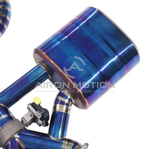 Sistema de Escape de Titanio de Alto Rendimiento <span class=keywords><strong>Airon</strong></span> con Válvulas Electrónicas para VW Golf 6 R 2.0T 2010-2014, Instalación Directa, 1.6 mm de Espesor - Product Image 6
