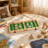 Jeu de football de table en bois, jeu de fléchettes rapide, jeu de société de soccer, jeu de table interactif familial pour enfants et adultes MI MT-655