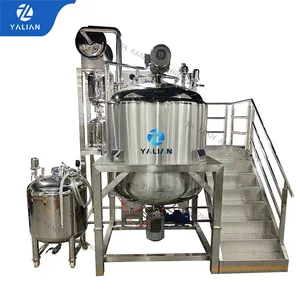 Conditioner New Arrival Penumatic Semi-automatic Thick Paste Jam Machine /big Hopper Mixing And Heating Filling Machinery Mixer