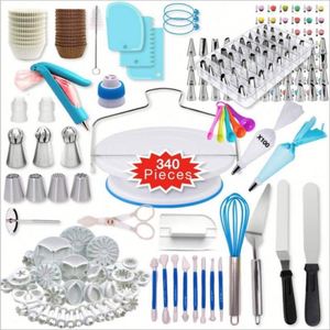 Plateau tournant pour la décoration de gâteaux en plastique écologique Superfit de qualité supérieure, équipement de pâtisserie essentiel - Product Image 3