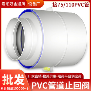 Clapet anti-retour double sens en PVC 110 mm Nine Thousand Miles pour conduit d'extraction de salle de bain, système anti-odeur et d'air frais - Product Image 4