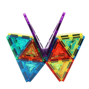 60 pièces de briques magnétiques pas chères en ABS 3+, ensemble de tuiles magnétiques pour enfants, blocs de construction magnétiques <span class=keywords><strong>Playmags</strong></span> - Product Image 5