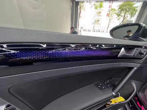 Éclairage d'ambiance pour voiture SJC pour Volkswagen Golf 7 MK7 2014-2021 RHD, éclairage dynamique intérieur <span class=keywords><strong>de</strong></span> voiture, symphonie LED 64 couleurs, éclairage d'ambiance - Product Image 4