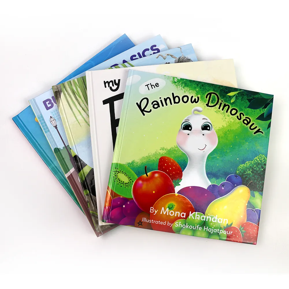 Giá rẻ bé câu chuyện bán buôn Kid câu chuyện đầy đủ màu sắc tùy chỉnh con bìa cứng trẻ em cuốn sách in tại Trung Quốc