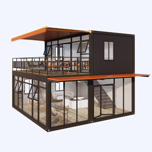 Casa Contenedor Personalizable, Casa Prefabricada, Panel Sándwich Ignífugo, Diseño de Paquete Plano, Uso para Apartamento/Oficina/Cafetería - Product Image 3