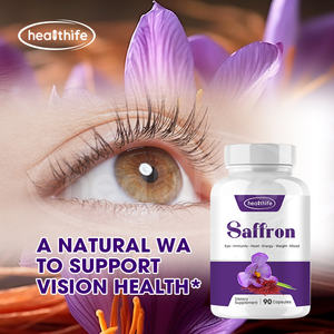 Healthifeサフランカプセルサプリメント60野菜カプセル純粋なサフランカプセル - Product Image 5