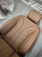Luxuriöse Sport-Leder-Autositzbezüge Komplettset Innenausstattung Dekoration Kissen Premium Autositzbezug für Benz S