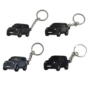 Llavero de aleación Jeep Wrangler Bestia de Cuatro Ruedas, Modelo 006 <span class=keywords><strong>Rubicon</strong></span>, Accesorio JL JKU para Proveedores - Product Image 1