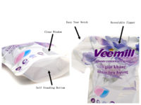 Sacs refermables en plastique en forme de T pour emballage de t-shirts, avec logo personnalisé, sacs à fermeture éclair pour emballage de liquides, fabrication chinoise.