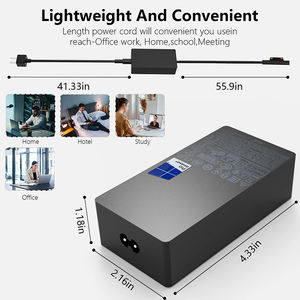 Surface Pro Ladegerät 65W Passend für Original Microsoft Surface Pro 9 8 7 7 6 5 4 3 X Laptop - Product Image 3