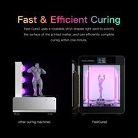 NOVA3D Fastcure2 boîte de durcissement rapide modèle de résine photosensible LCD/DPL/SLA boîte de durcissement secondaire lumière ultraviolette UV