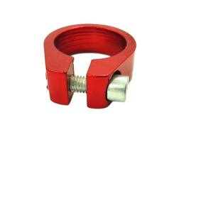 Abrazadera de sillín de bicicleta de montaña de liberación rápida, aleación de aluminio negra, 31.8mm, diseño de un solo tornillo - Product Image 3