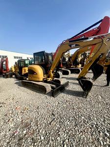 Mini-excavatrice Caterpillar 305cr d'occasion certifiée CE, 5 tonnes, sur chenilles, avec moteur Cummins et accessoire tarière - Product Image 4