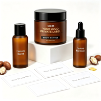 Coffret Cadeau Duo Huile et Beurre Corporel Naturels – Soin Hydratant Éclatant pour la Peau – Personnalisable OEM – Sans Cruauté Animale
