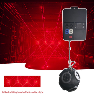 Bola <span class=keywords><strong>de</strong></span> Luz LED <span class=keywords><strong>de</strong></span> 180W a Todo Color con Elevación para Escenarios Dinámicos, Suspensión para Bodas, Iluminación para Bares con Láser - Product Image 1