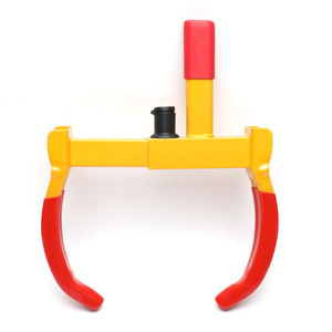 Verrou de <span class=keywords><strong>roue</strong></span> universel réglable, <span class=keywords><strong>antivol</strong></span> robuste pour pneus, remorques, SUV, bateaux, motos avec 3 clés - Product Image 5
