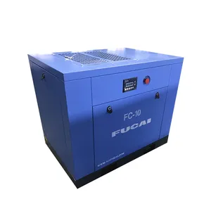 FUCAI factory directly compresseur 220v/380v/415v 13bar 7.5kw 10hp screw rotary air compressor industrial compressors & parts