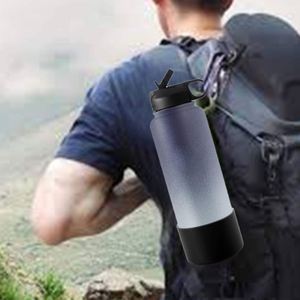 Factory Direct Supply Reusable 12oz Anti-slip Thermal Resistant Grip Cover Suitable Tumblers Silicone <b>Bottle</b> Sleeve - Product Image 4